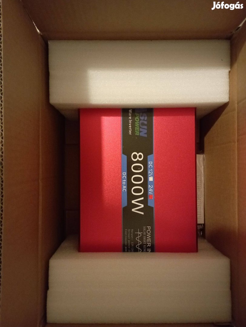 Easun Tiszta színuszos inverter - DC 24v, 8000 watt