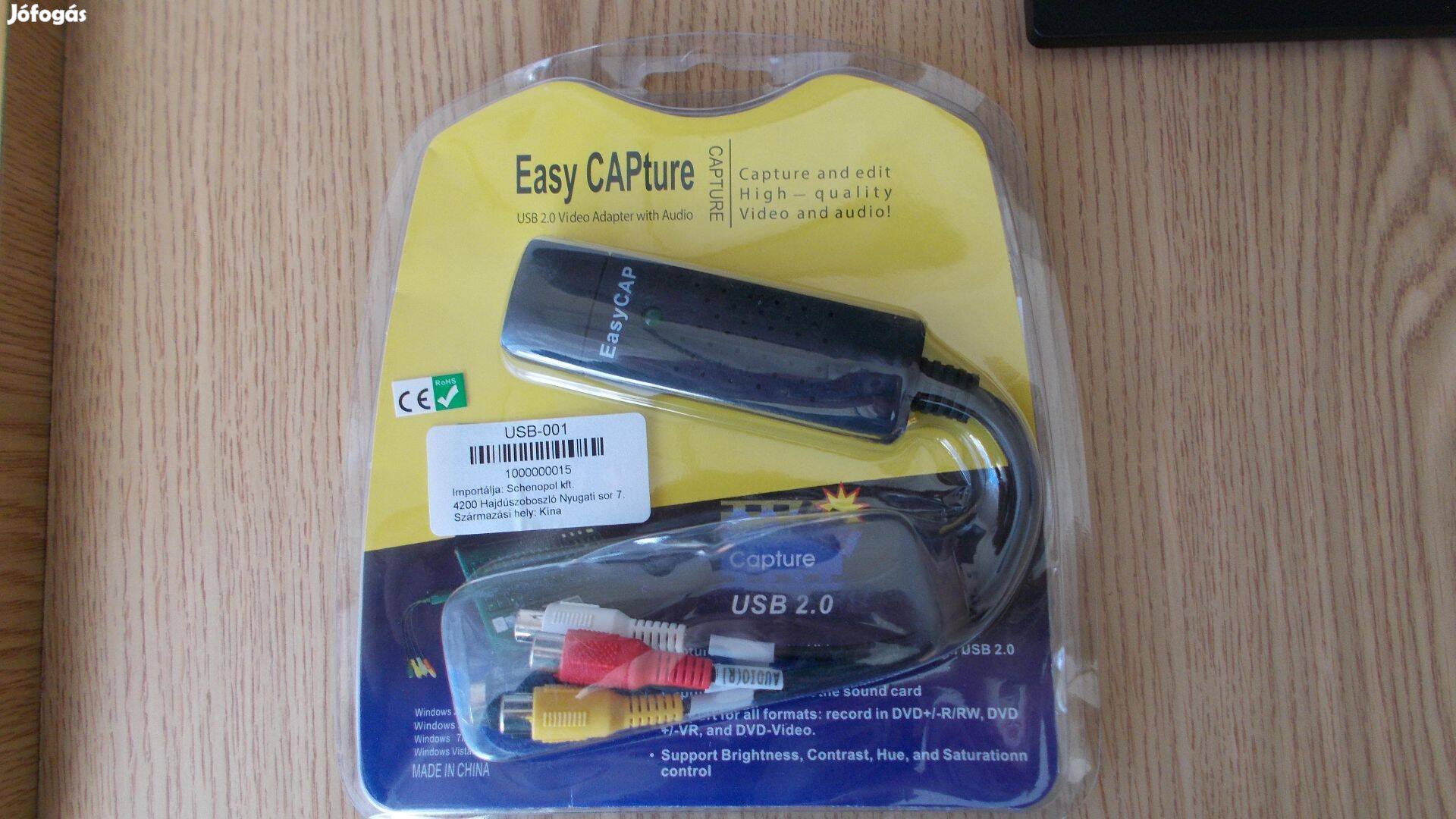 Easy Capture video digitalizáló + digitális képkeret kulcstartó
