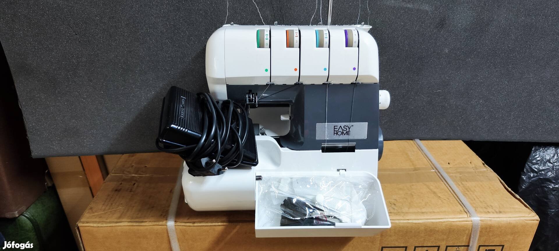 Easy Home MD 16600 háztartási overlock 3 hónap garanciával eladó!