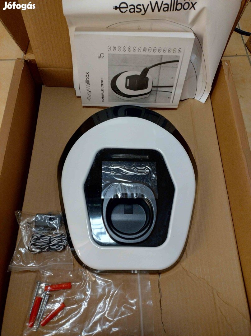Easywallbox fali töltő 7,4kW 1*32A áramszabályzós, Bluetooth app