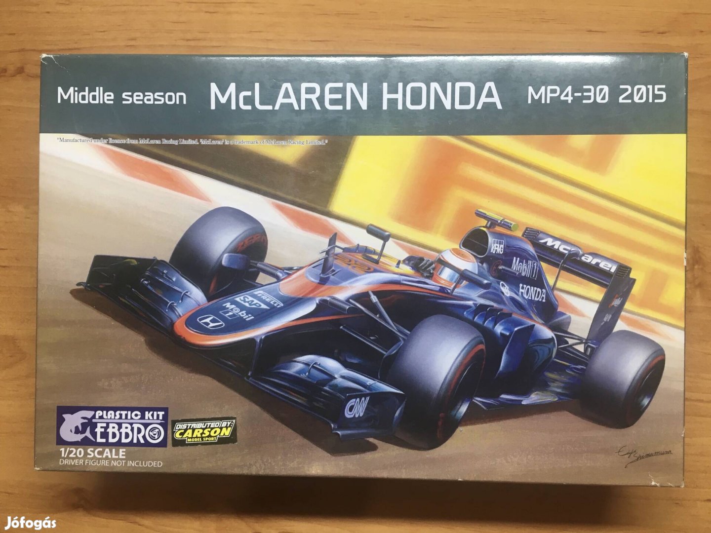 Ebbro 1/20 Mclaren Honda MP4-30 2015 F1 autó makett