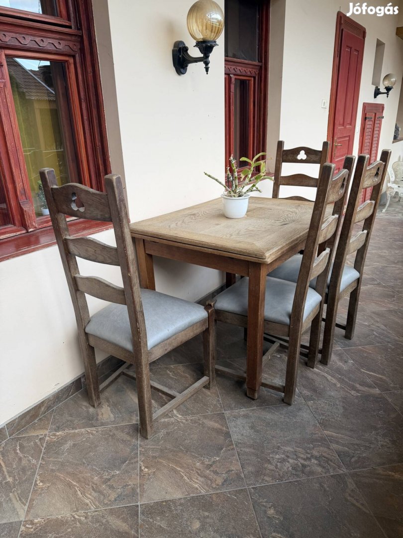 Ebédlőasztal székkel