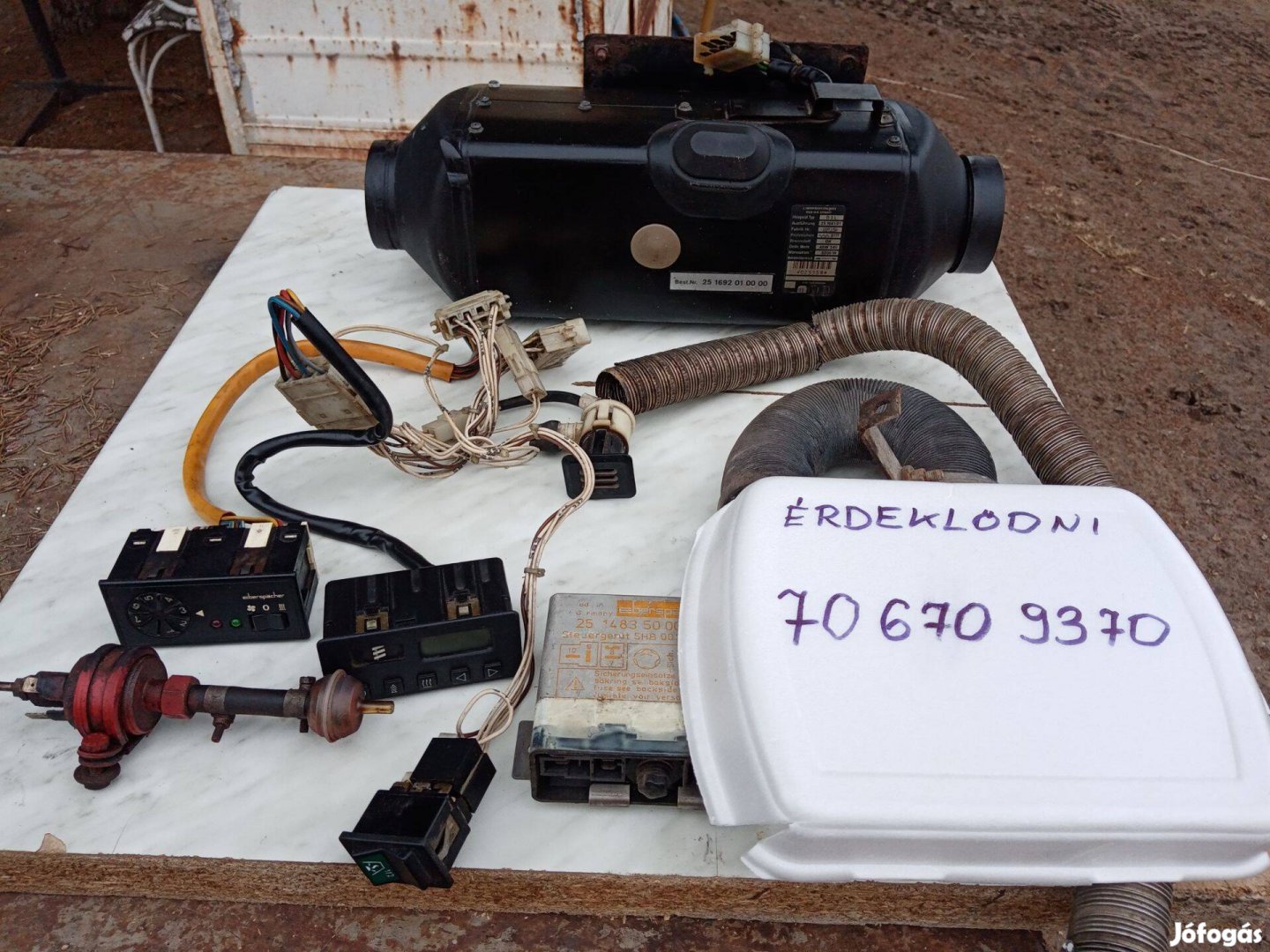 Éberspacher D3L tipusú diesel állófűtés