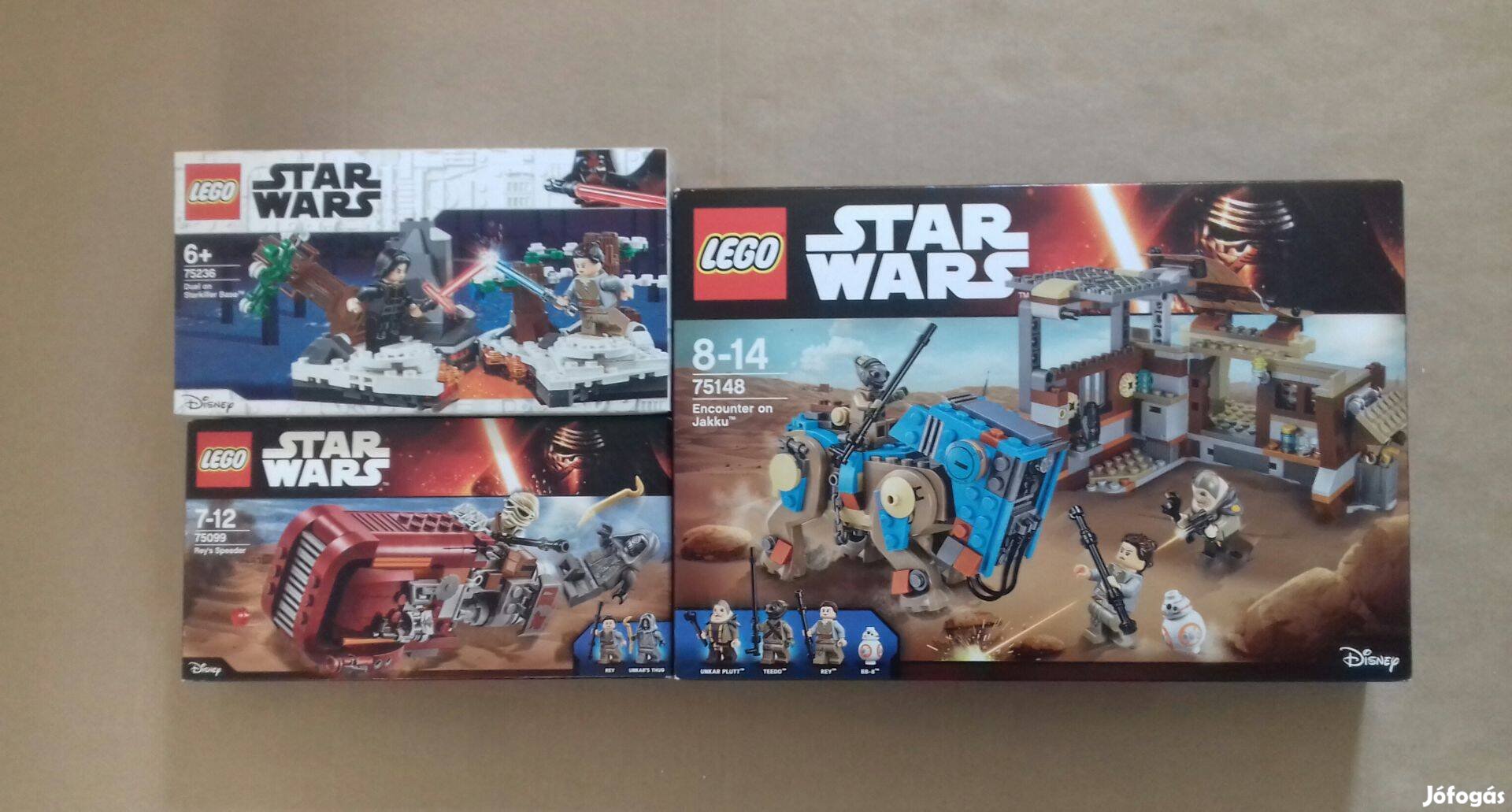 Ébredő Erő: bontatlan Star Wars LEGO 75099 + 75148 + 75236 Foxp.azárba