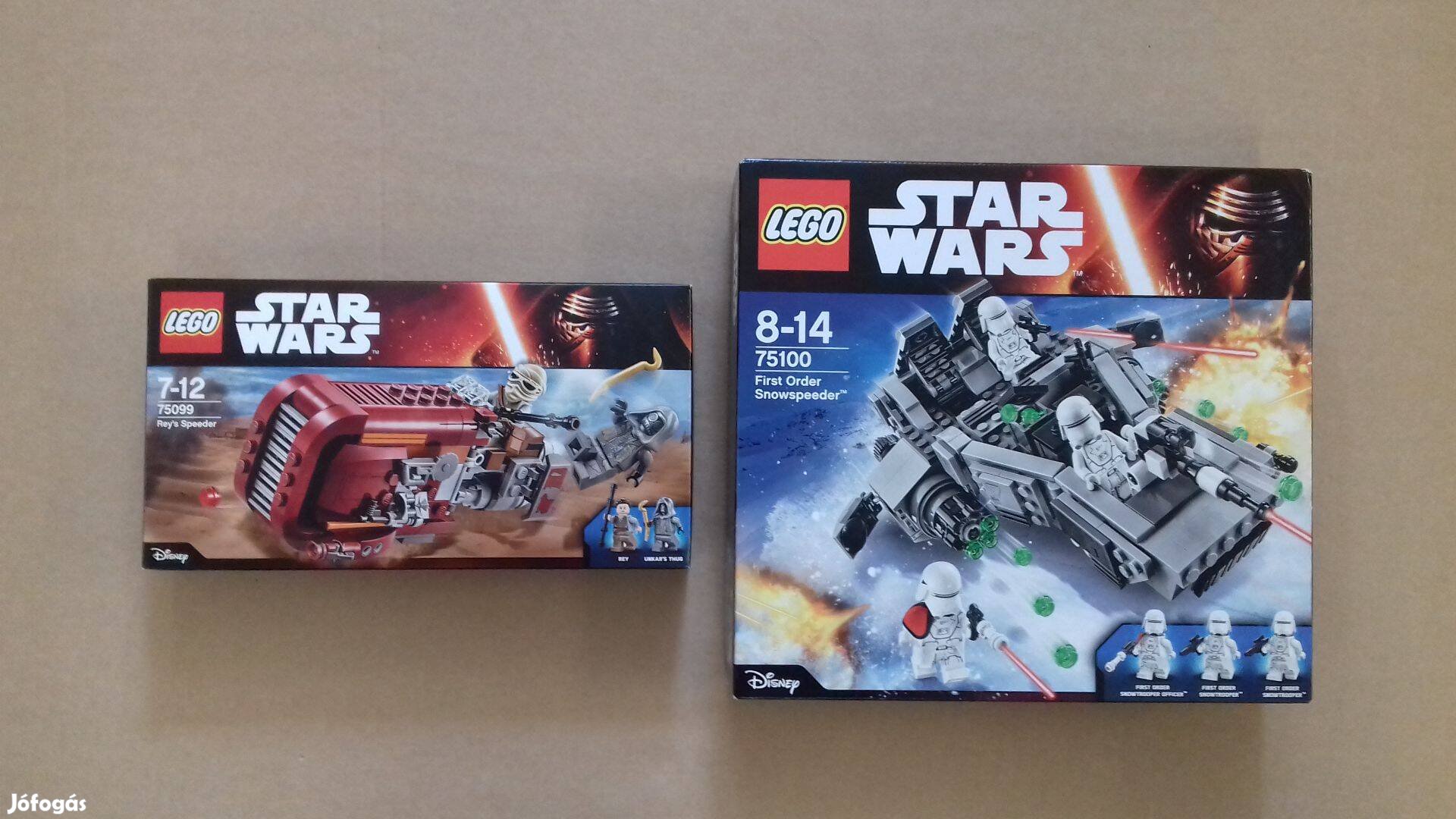 Ébredő Erő bontatlan Star Wars LEGO 75099 Rey siklója + 75100 Fox.árba