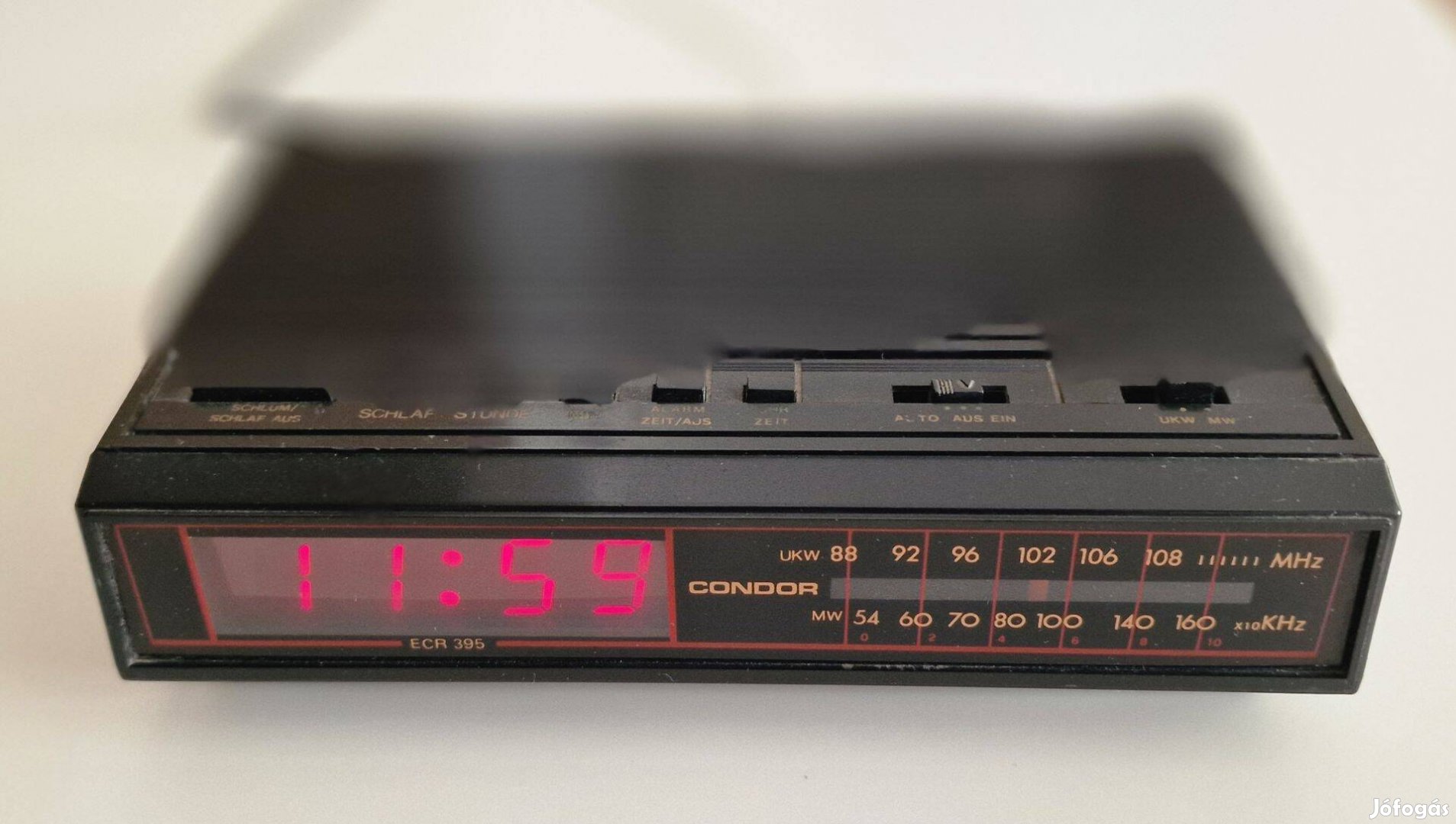 Ébresztős rádió, órás rádió, retro