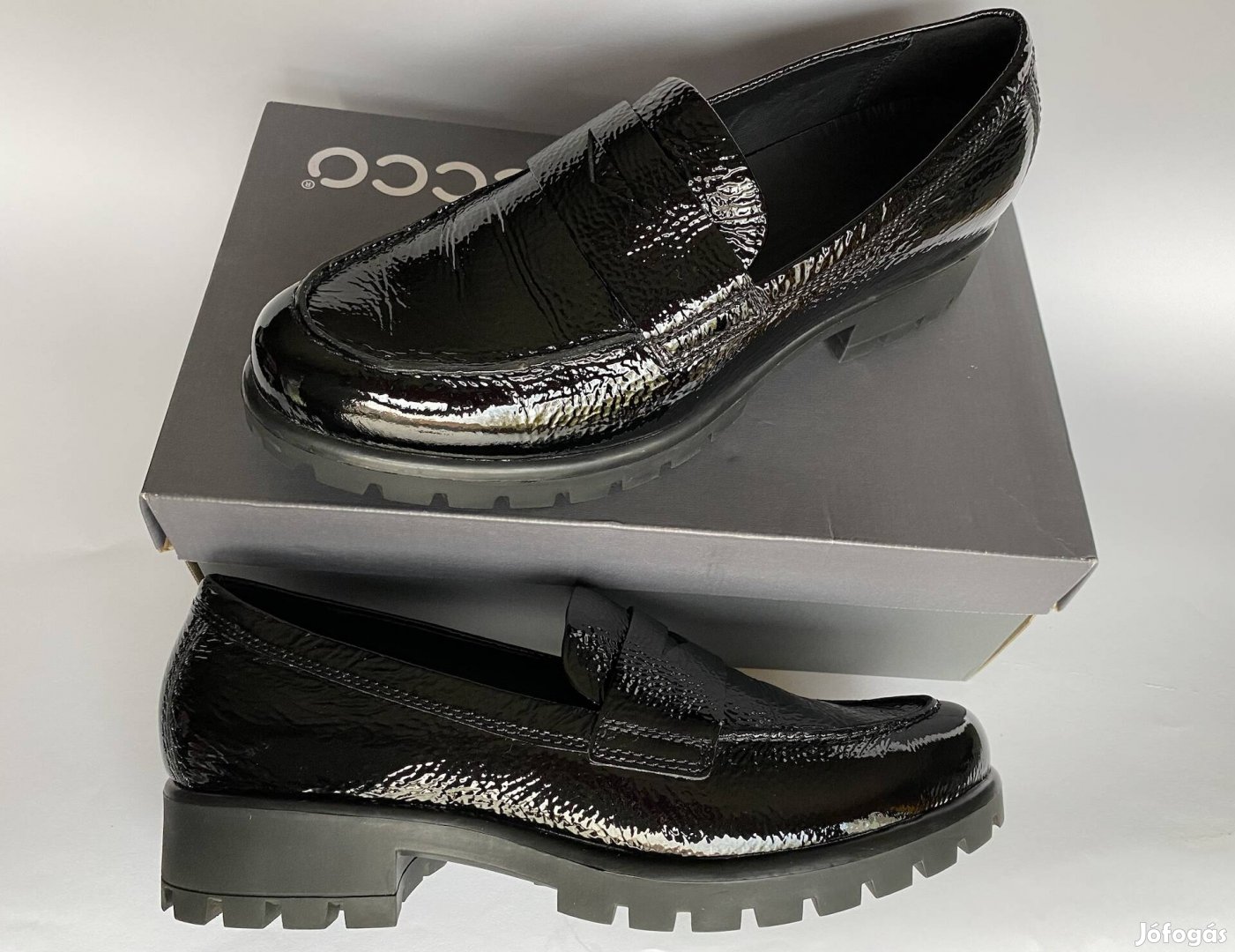 Ecco Modtray női bőr loafers mokaszin 40-es