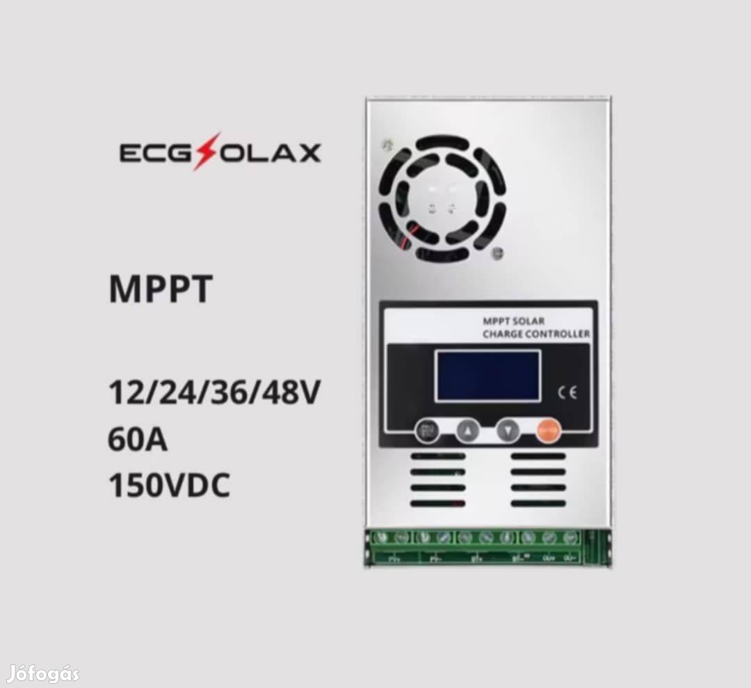 Ecgsolax MPPT napelemes töltésvezérlő