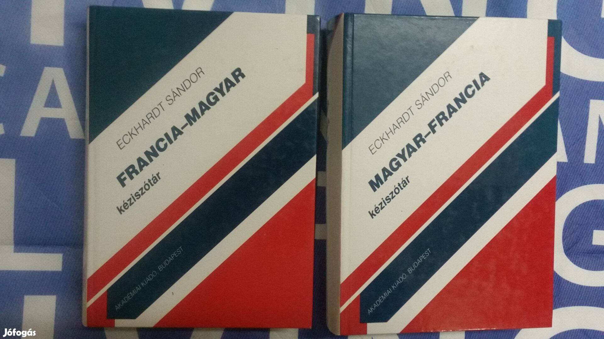 Eckhardt Sándor Magyar-francia, francia-magyar kéziszótár