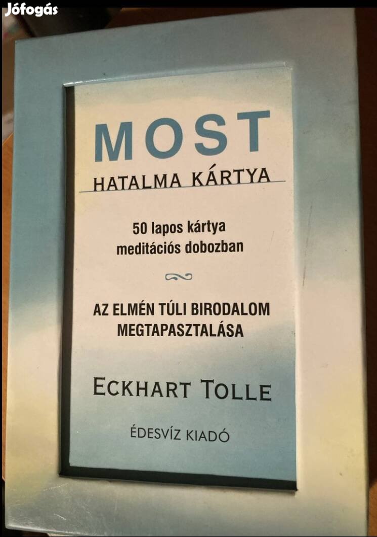 Eckhart Tolle Most hatalma 50 lapos kártya 