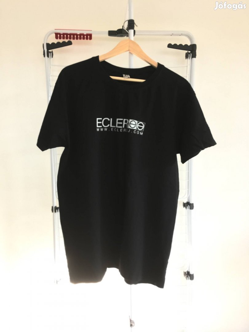 Ecler DJ póló, fekete, XL - t-shirt, black, XL