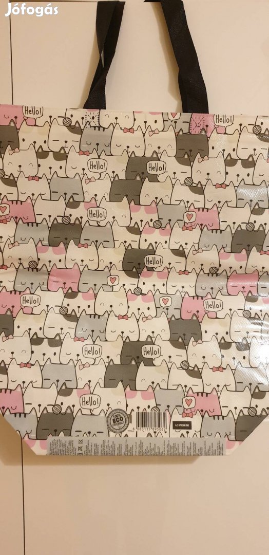 Eco friendly macskas bevasarlotaska