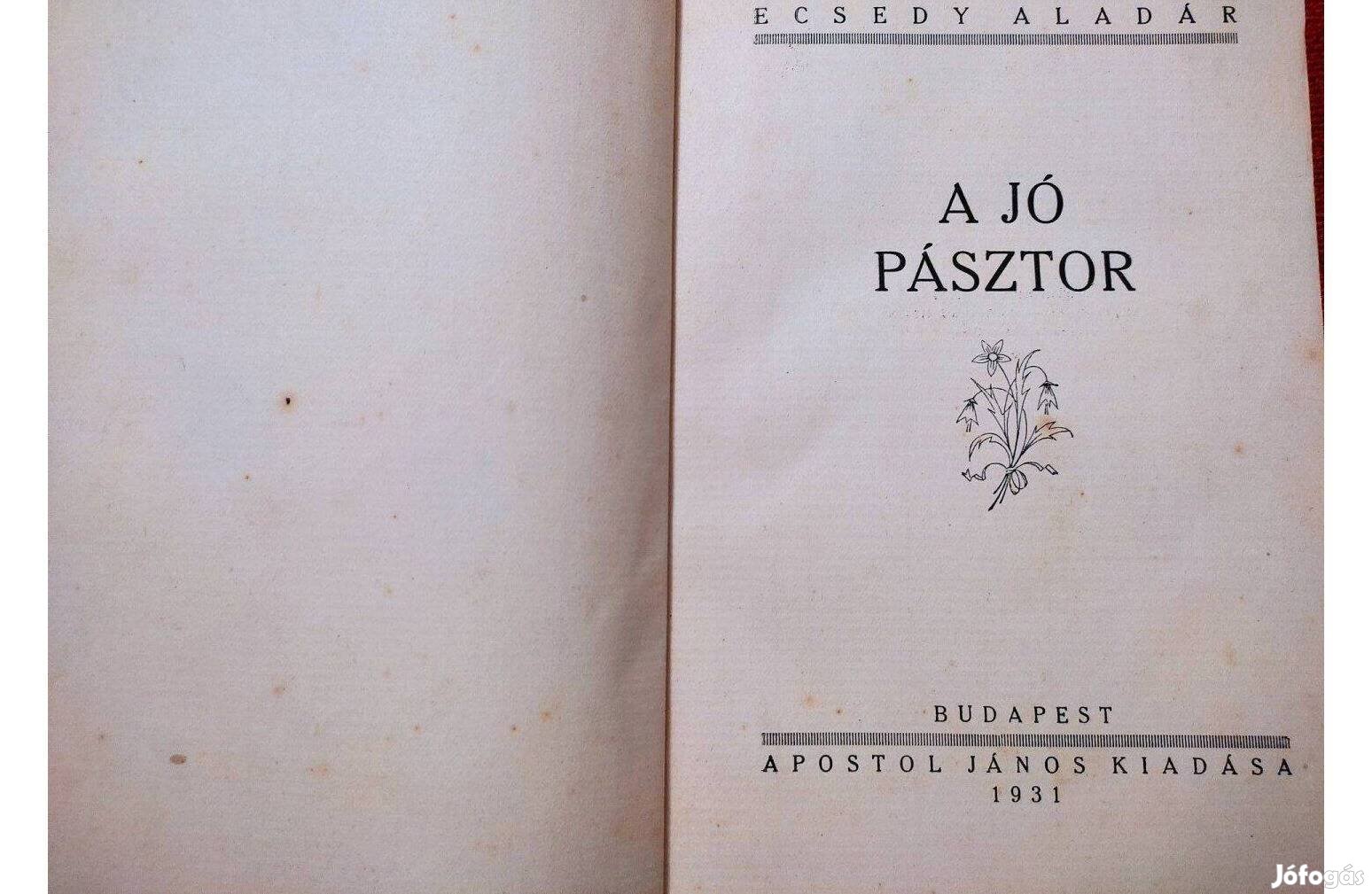 Ecsedy Aladár: A jó pásztor 1931