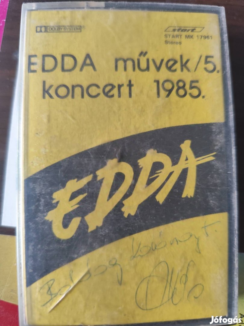 Edda 5 dedikált kazetta 