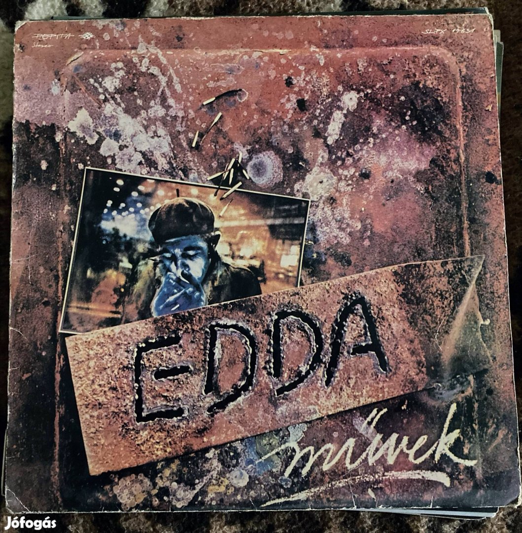 Edda LP bakelit lemez