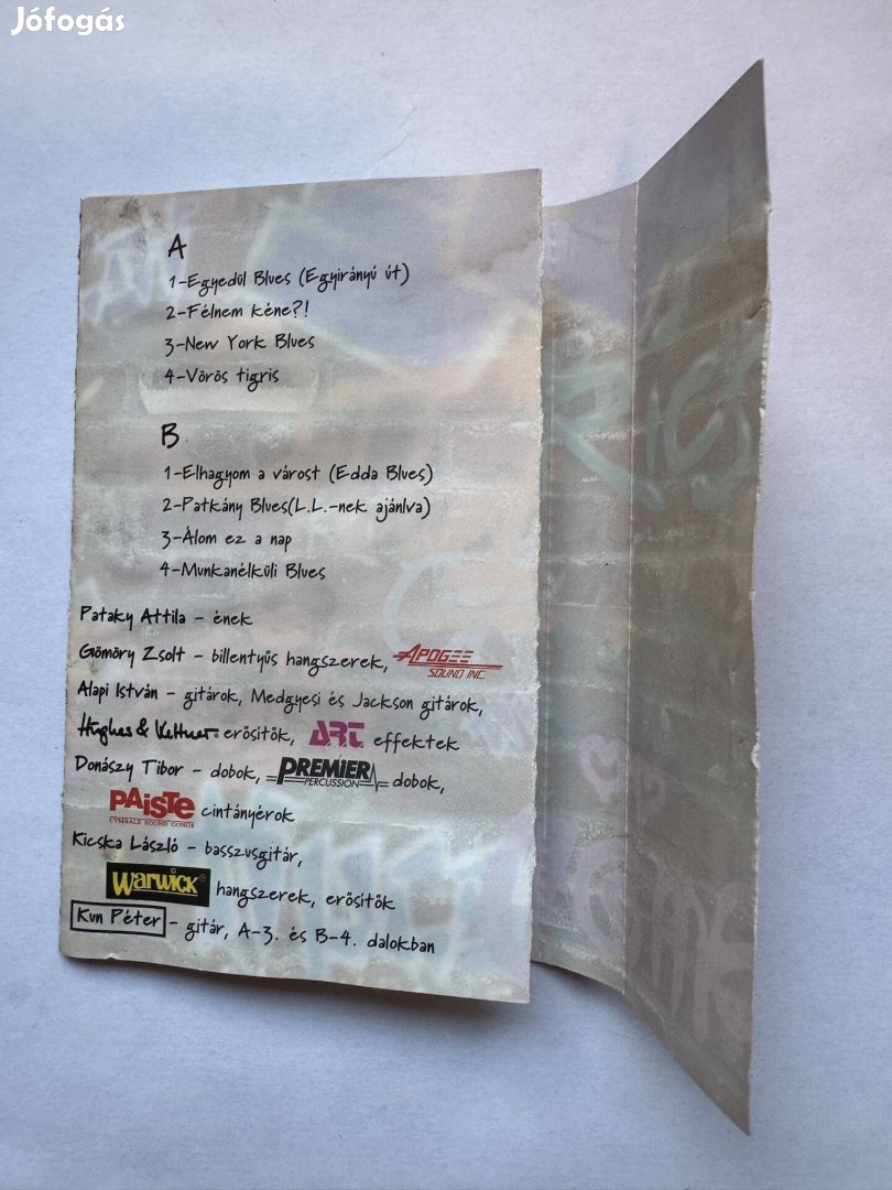 Edda Művek Edda Blues magnó kazetta eladó .