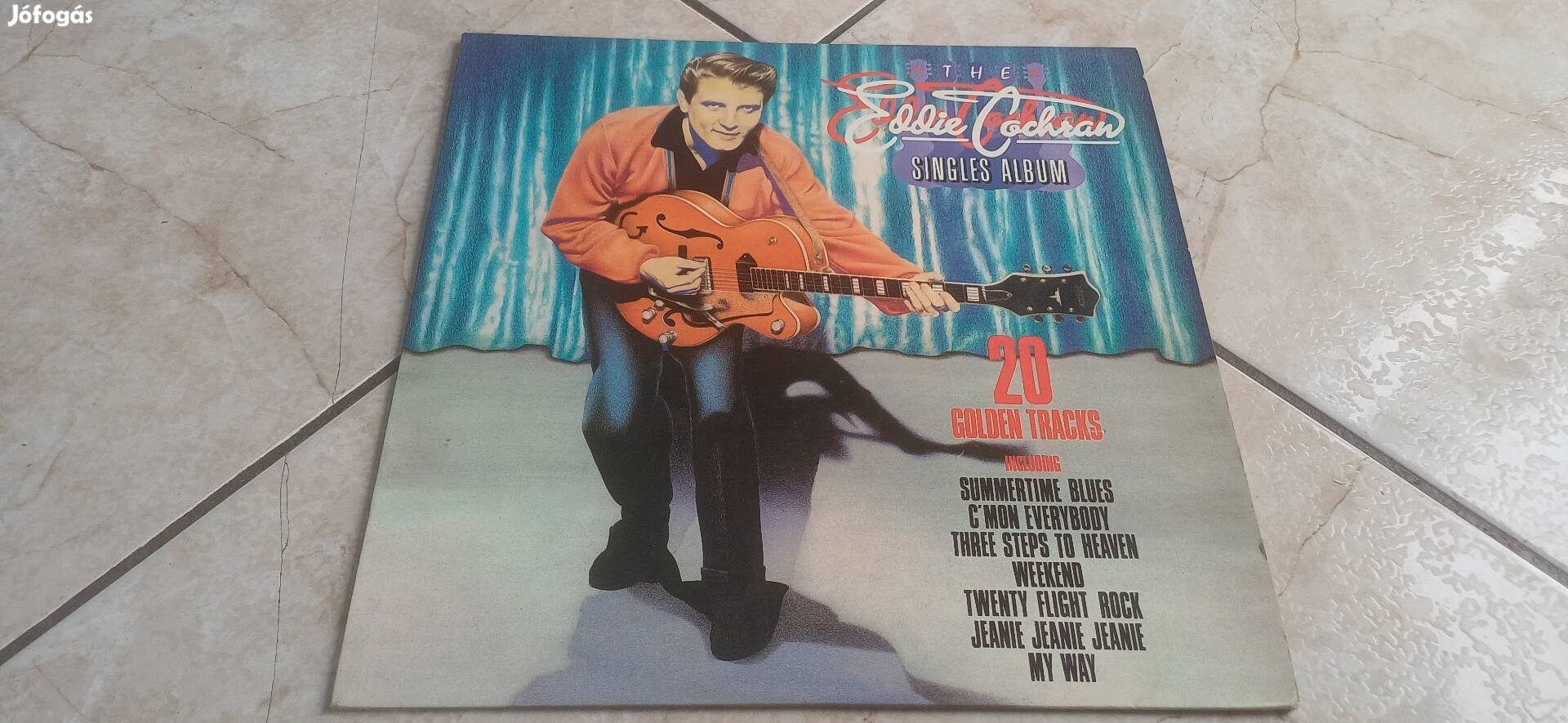 Eddie Cochran Singles bakelit hanglemez