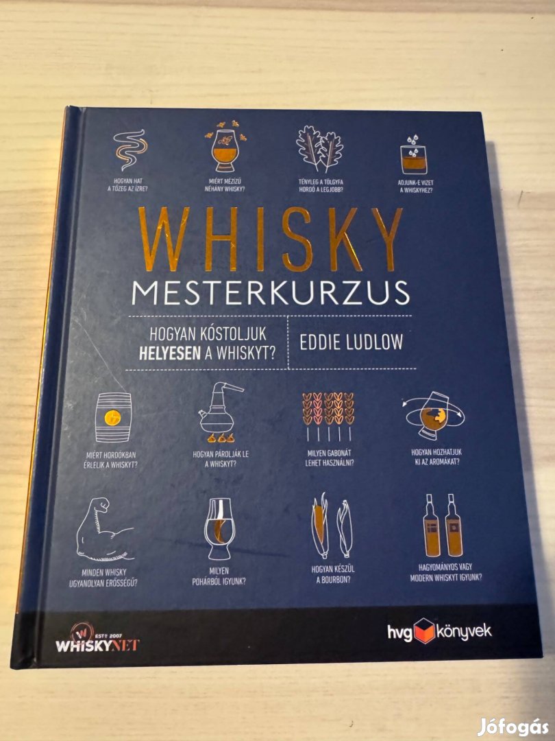 Eddie Ludlow Whisky mesterkurzus Hvg könyvek