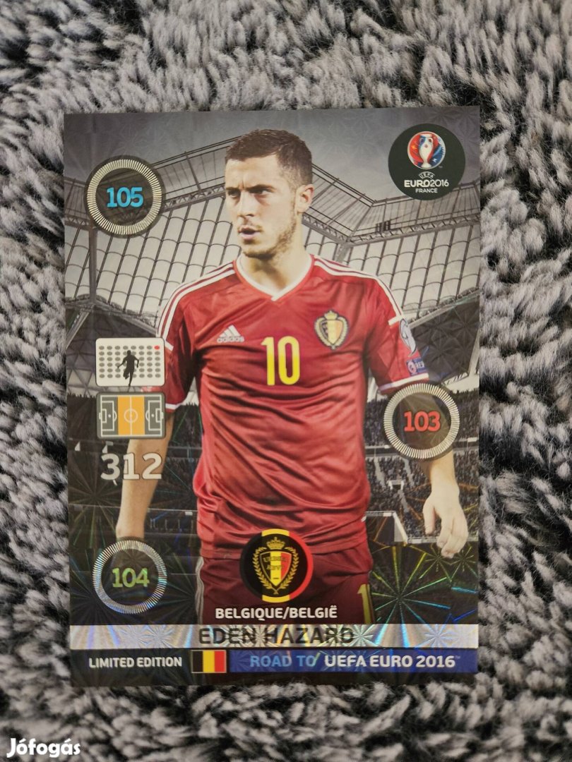 Eden Hazard XXL focis kártya