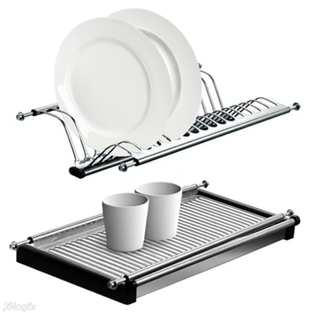 Edényszárító felső szekrénybe, rozsdamentes acél, KAPIO TYP 3