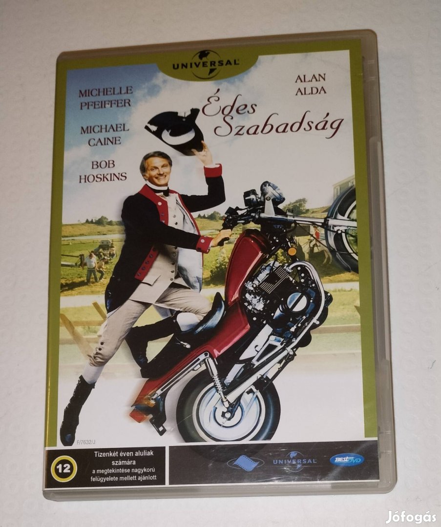 Édes Szabadság dvd M. Pfeiffer, Bob Hoskins 