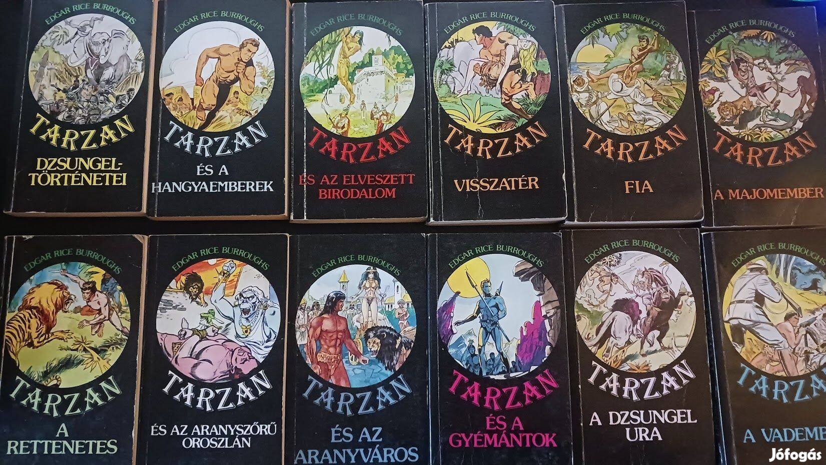 Edgar Rice Burroughs: Tarzan 12db könyv