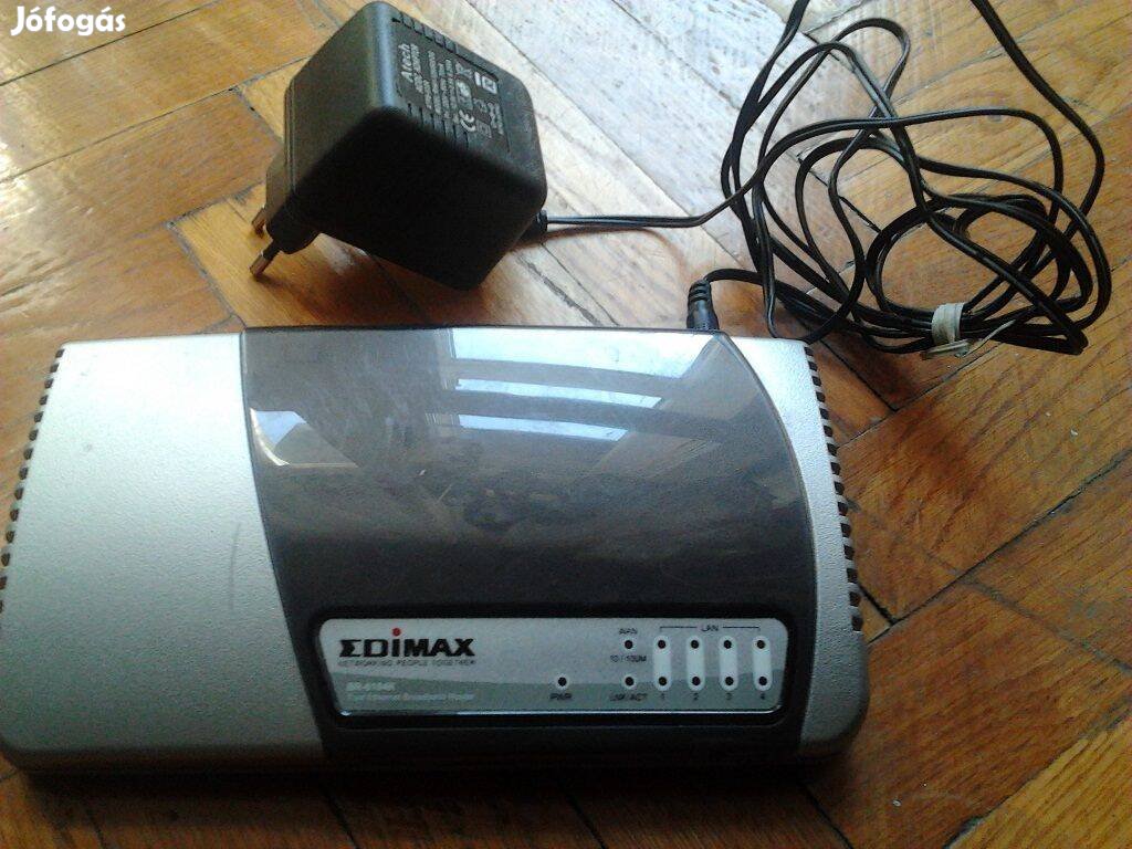 Edimax BR-6104 router, Lan kábelekkel eladó