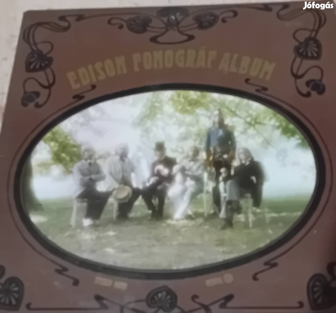 Edison Fonográf album bakelit lemez