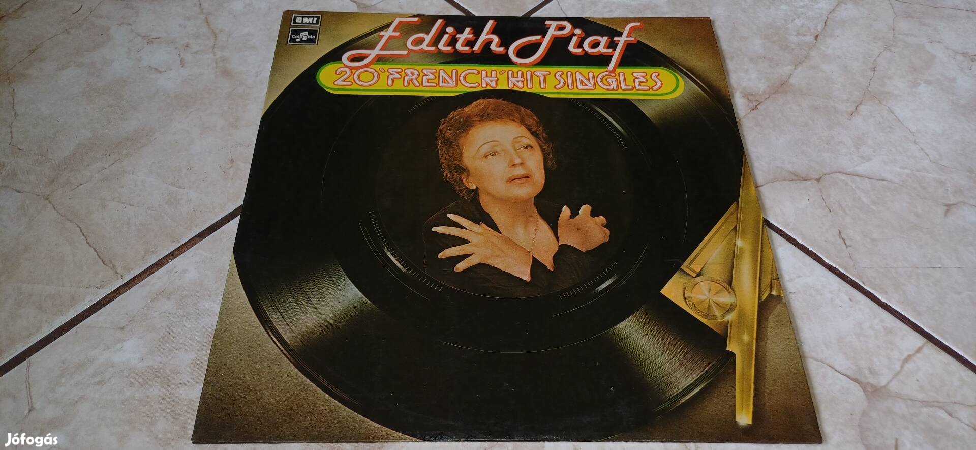 Edit Piaf bakelit hanglemez lp vinyl