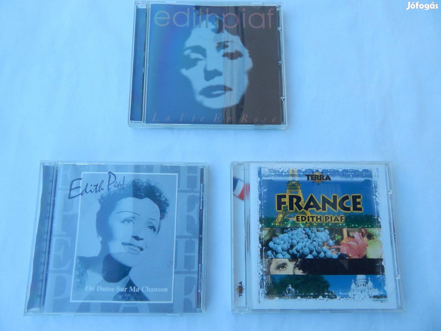 Edith Piaf Sanzon Audió CD Lemezek 3-as Szettben Eredeti