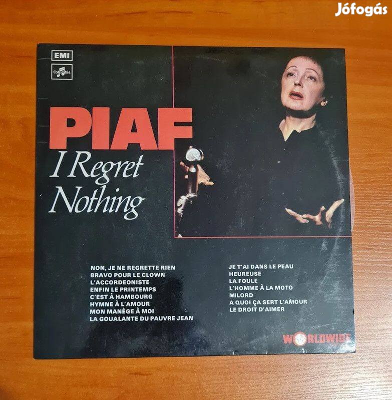 Edith Piaf - I Regret Nothing; LP, Vinyl