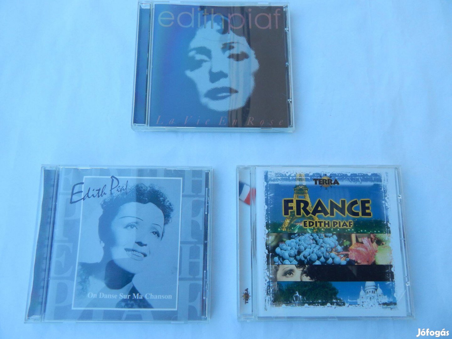 Edith Piaf - Sanzon Audió CD lemezek 3-as szettben Eredeti