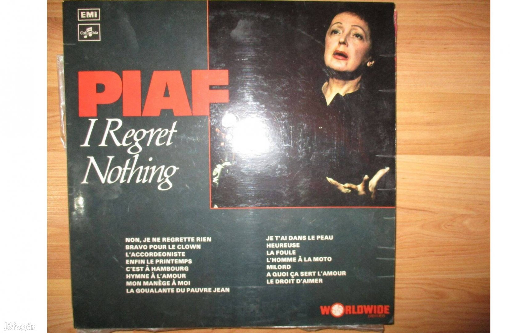 Edith Piaf bakelit hanglemezek eladók