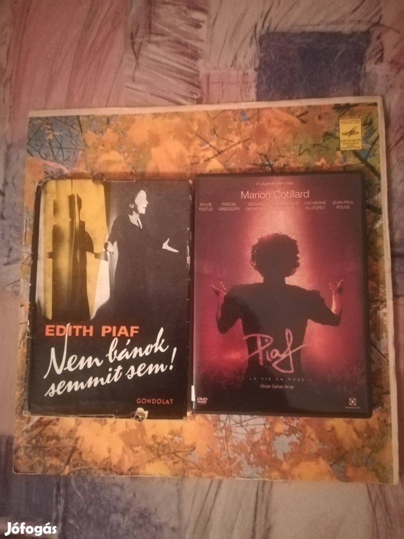 Edith Piaf élete könyvben, DVD-n és hangja nagylemezen