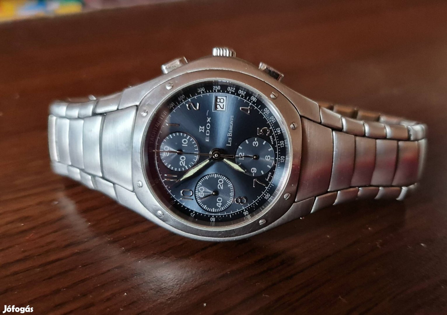 Edox Les Bémonts chronograph automata óra!