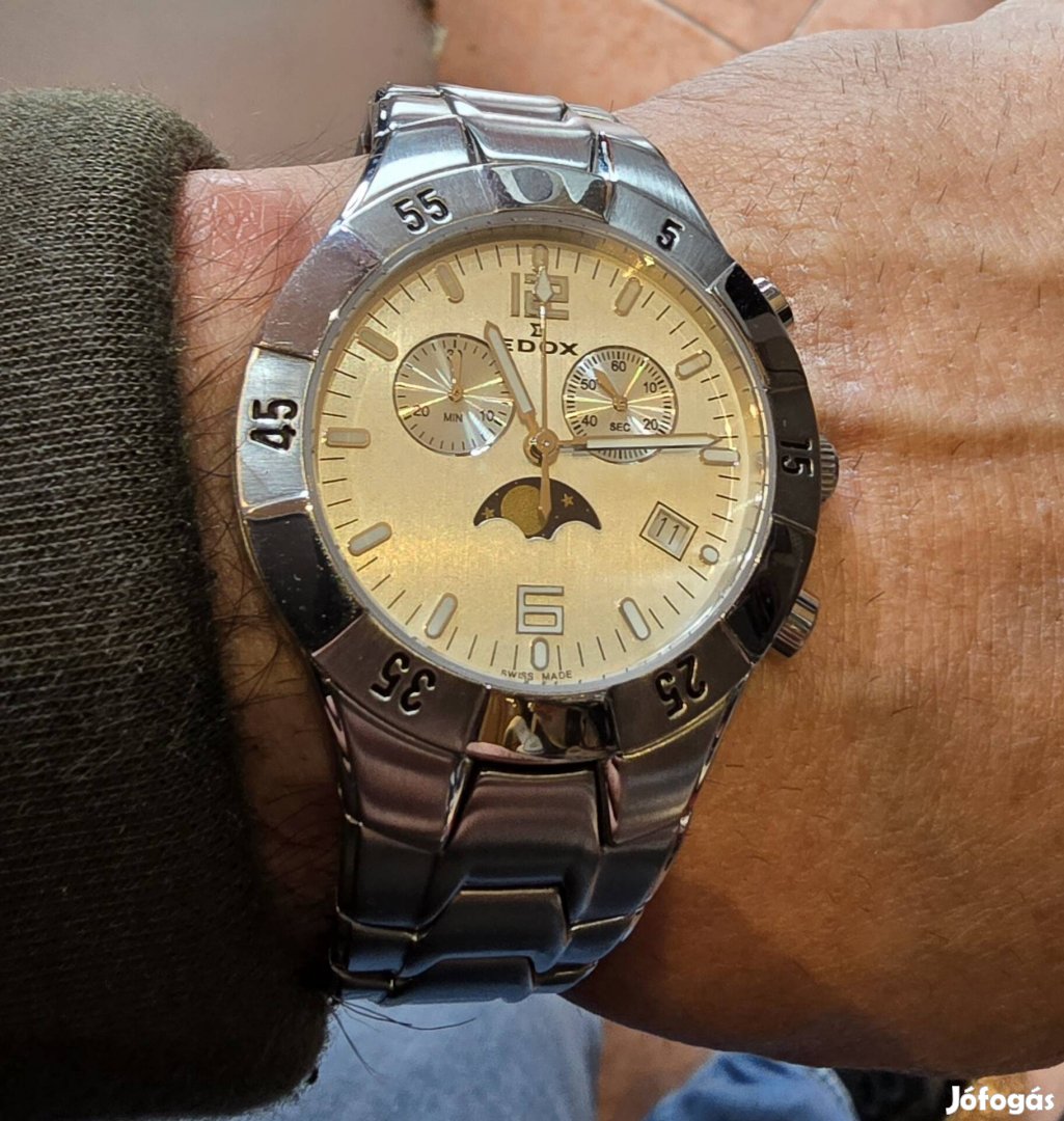 Edox Moonphase quartz chrono