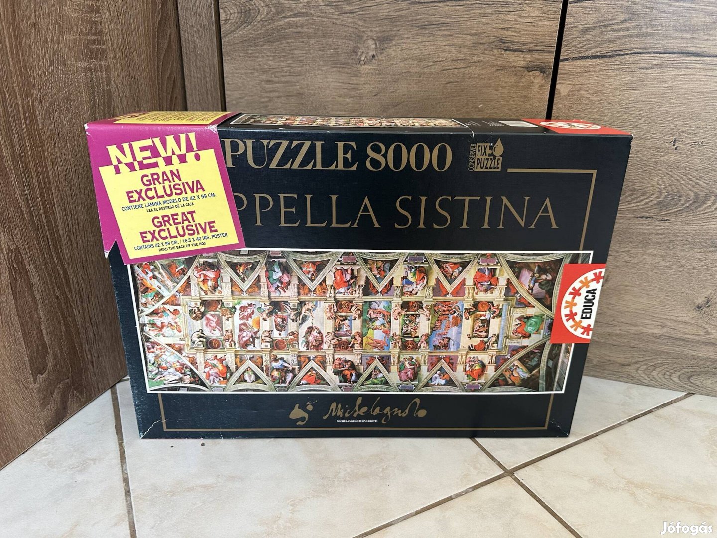 Educa 8000 puzzle Cappella Sistina