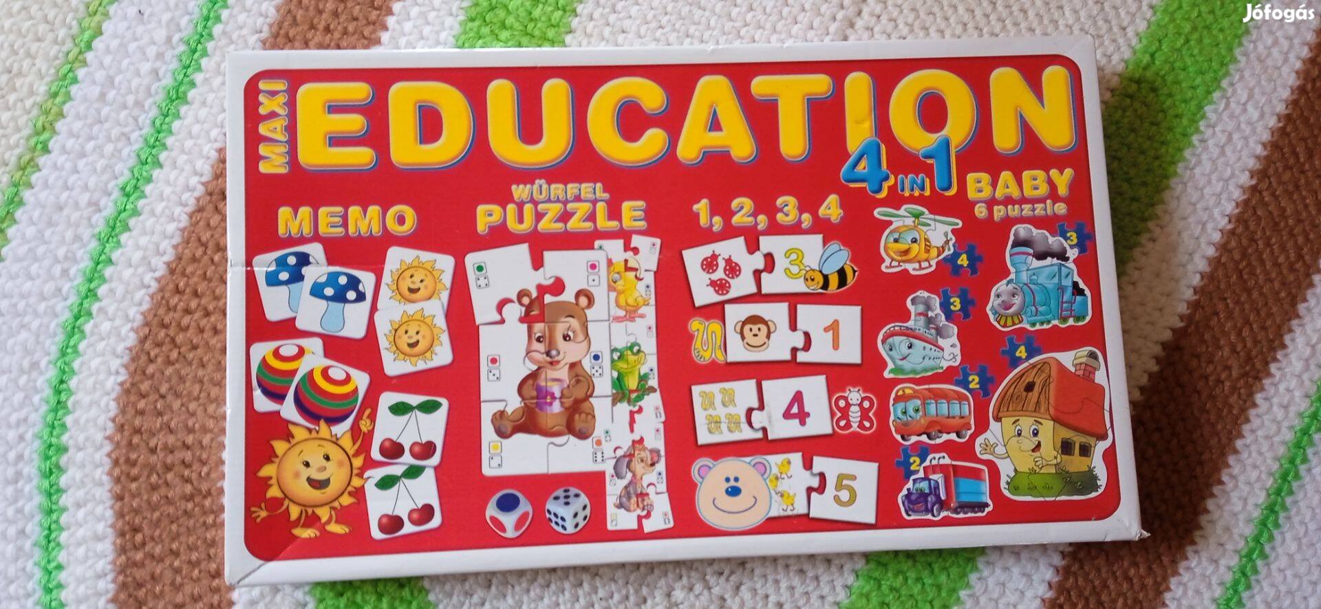 Education 4in1 társasjáték, kirakó, puzzle