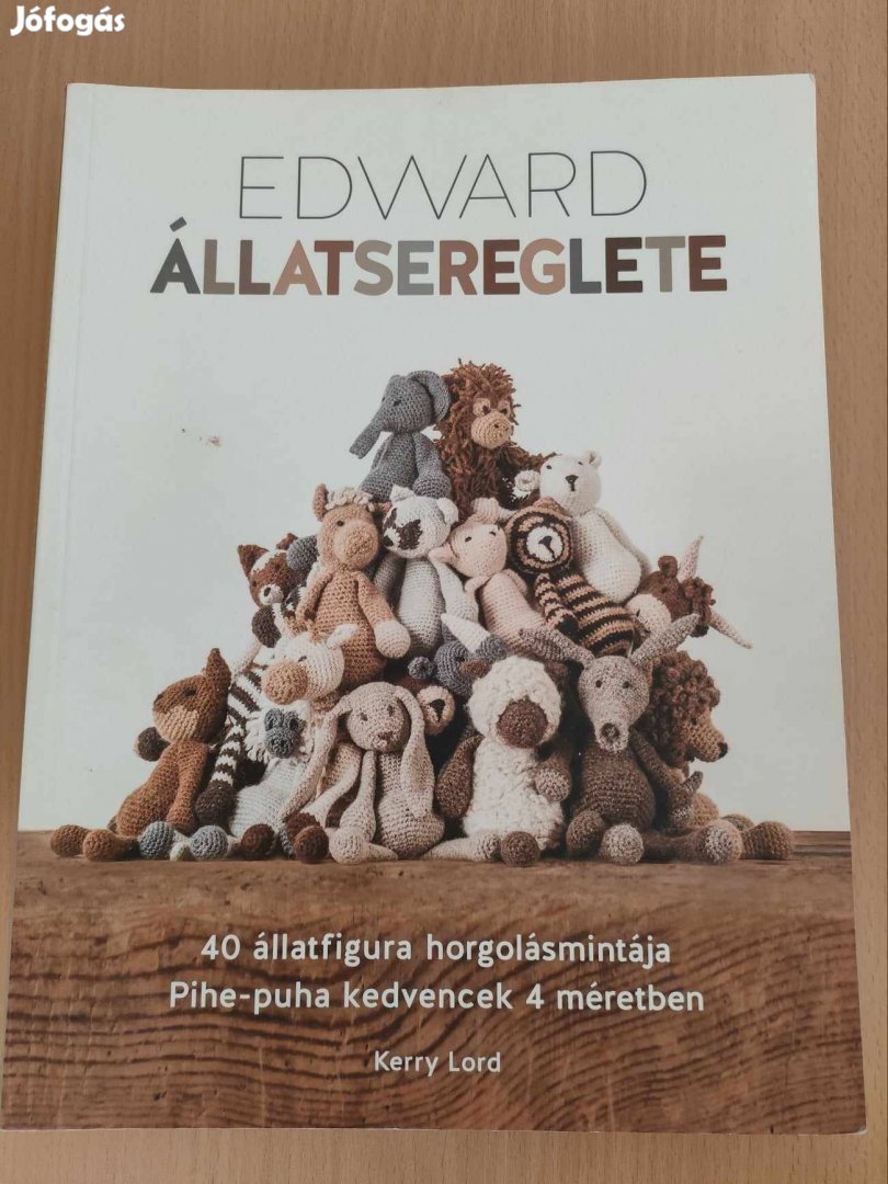 Edward állatsereglete, amigurumi könyv