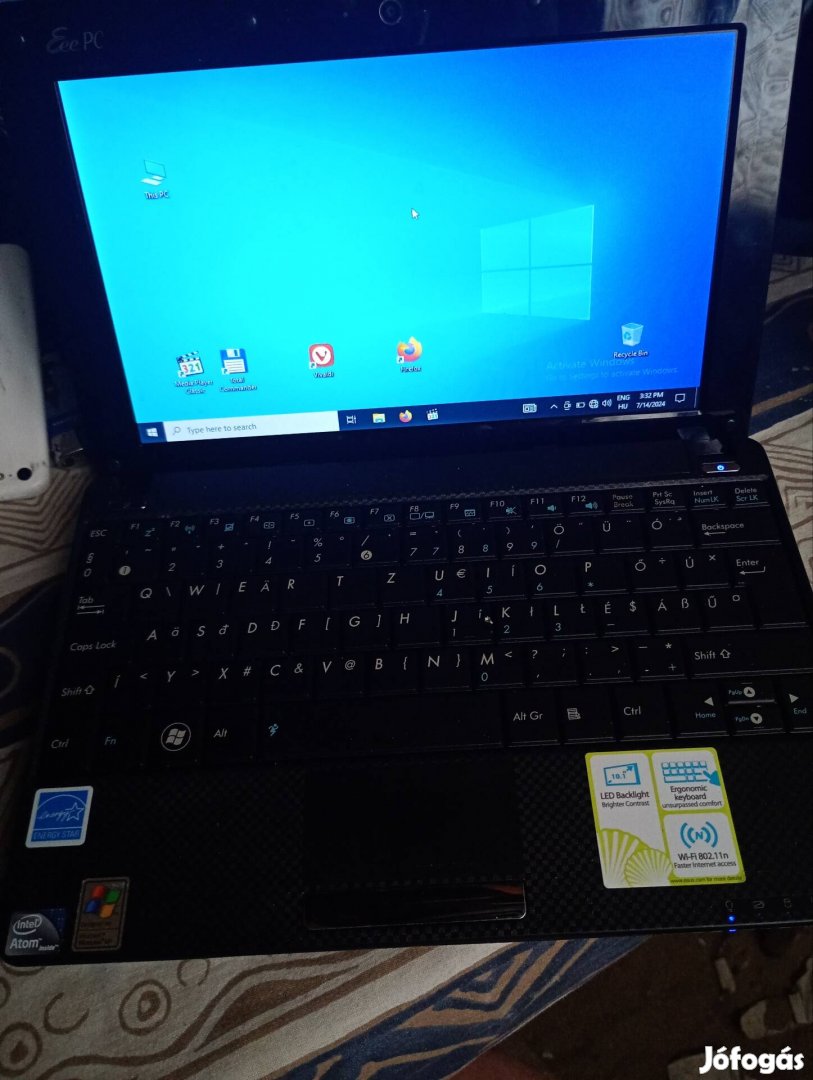 Eeec pc mini laptop új akku és SSD 