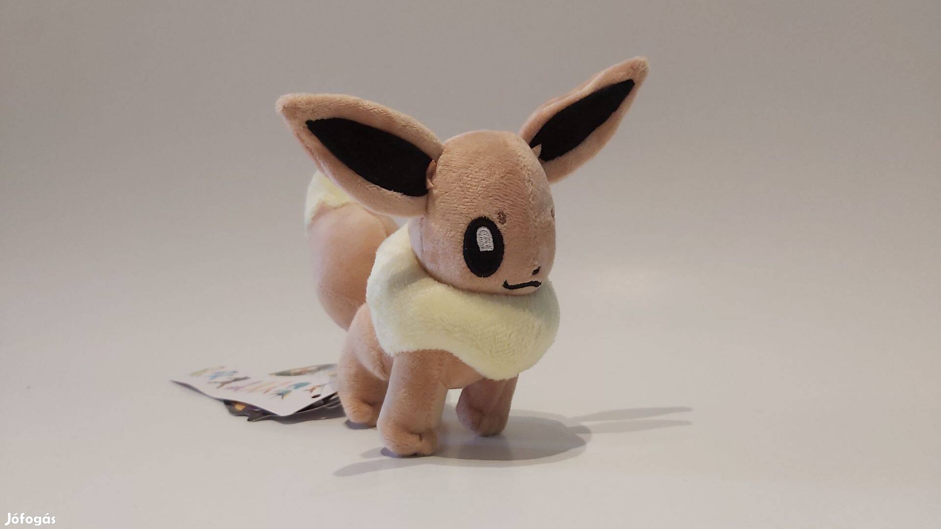 Eevee plüss 15 cm Új Pokemon számlával pokémon
