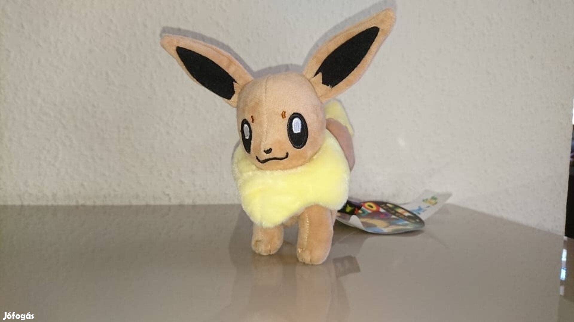 Eevee plüss 15 cm Új Pokemon számlával pokémon készleten