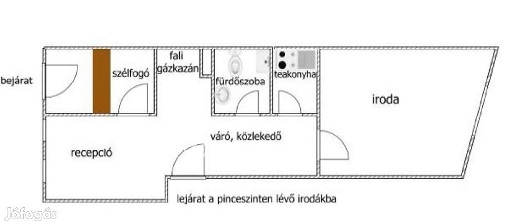 Egeri eladó 51 nm-es iroda