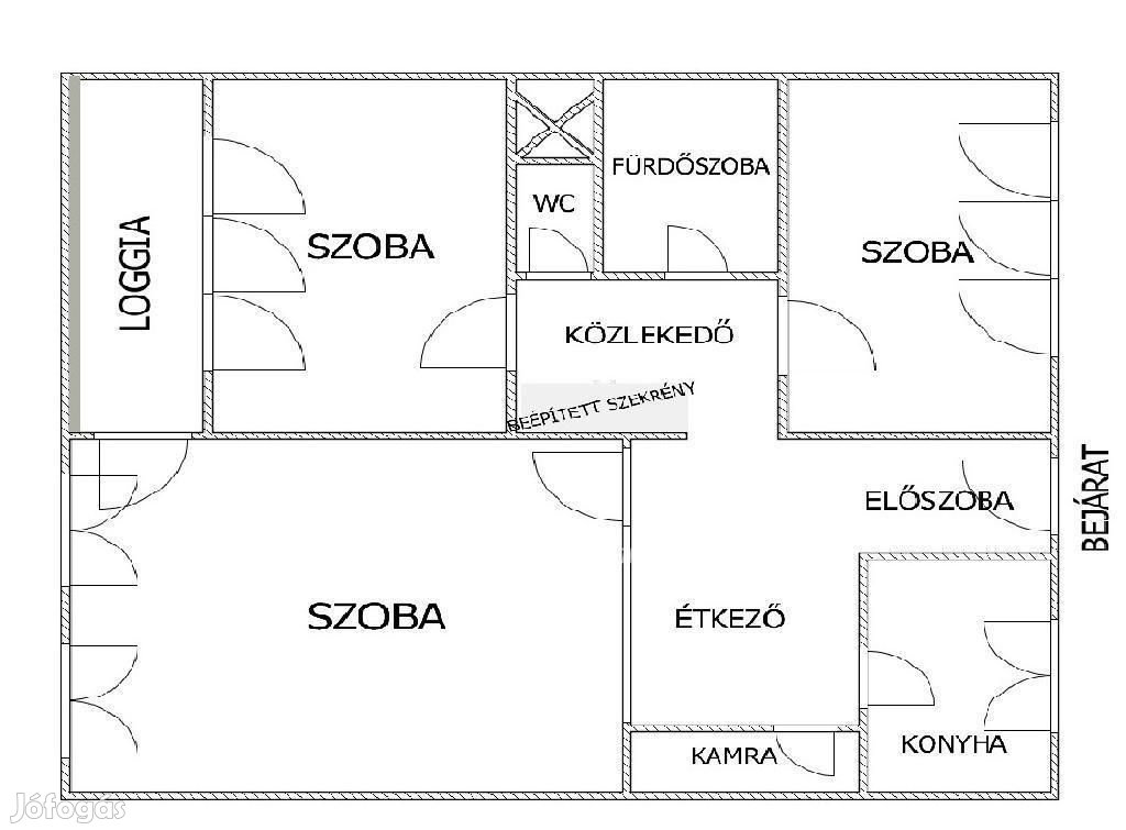 Egeri eladó 73 nm-es lakás