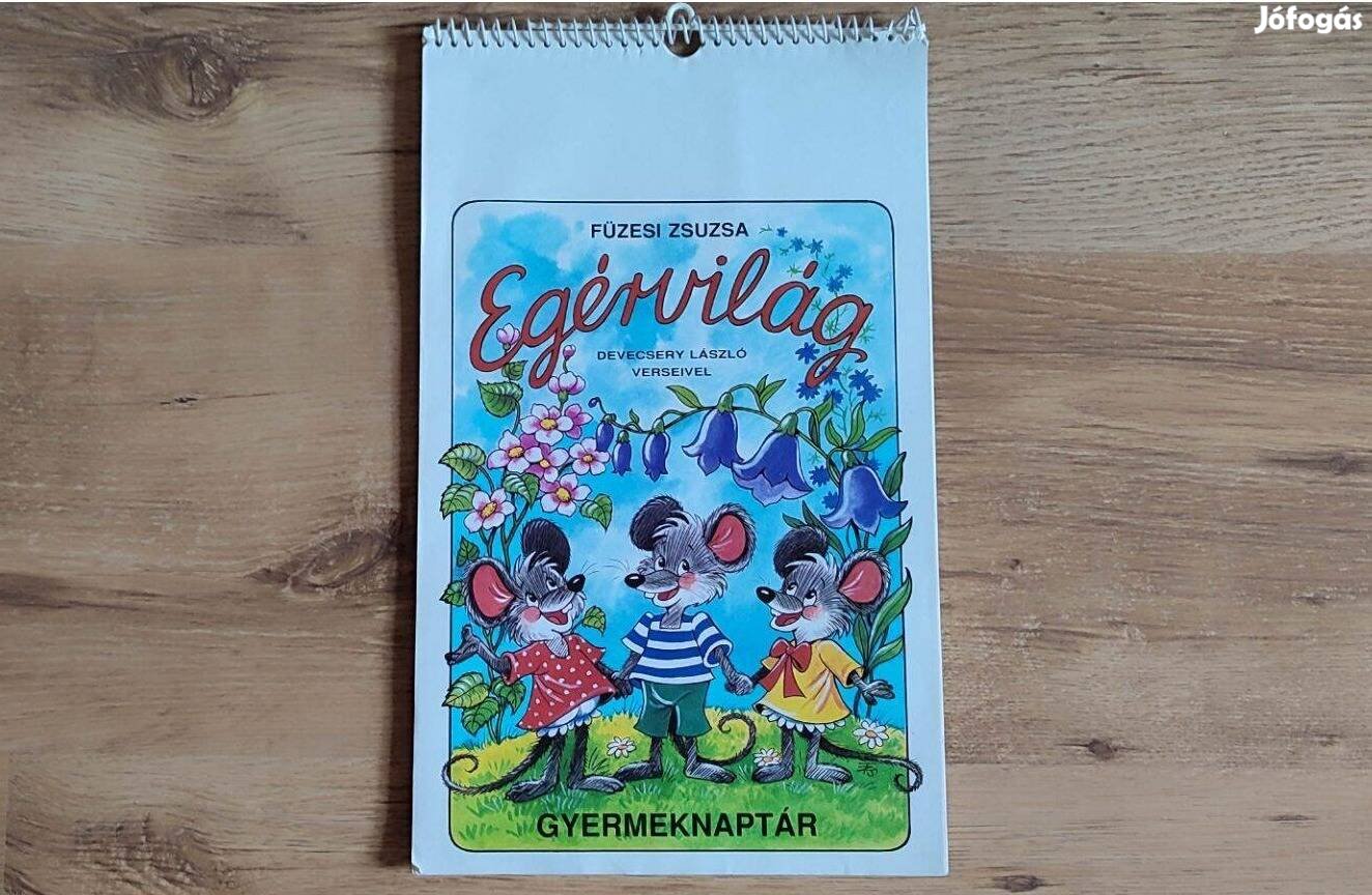 Egérvilág naptár könyv