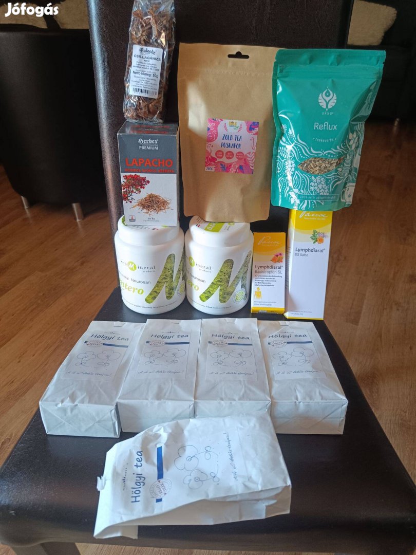 Egészség megőrző csomag(hölgyi tea, reflux tea, zöld tea, lymphdiaral)