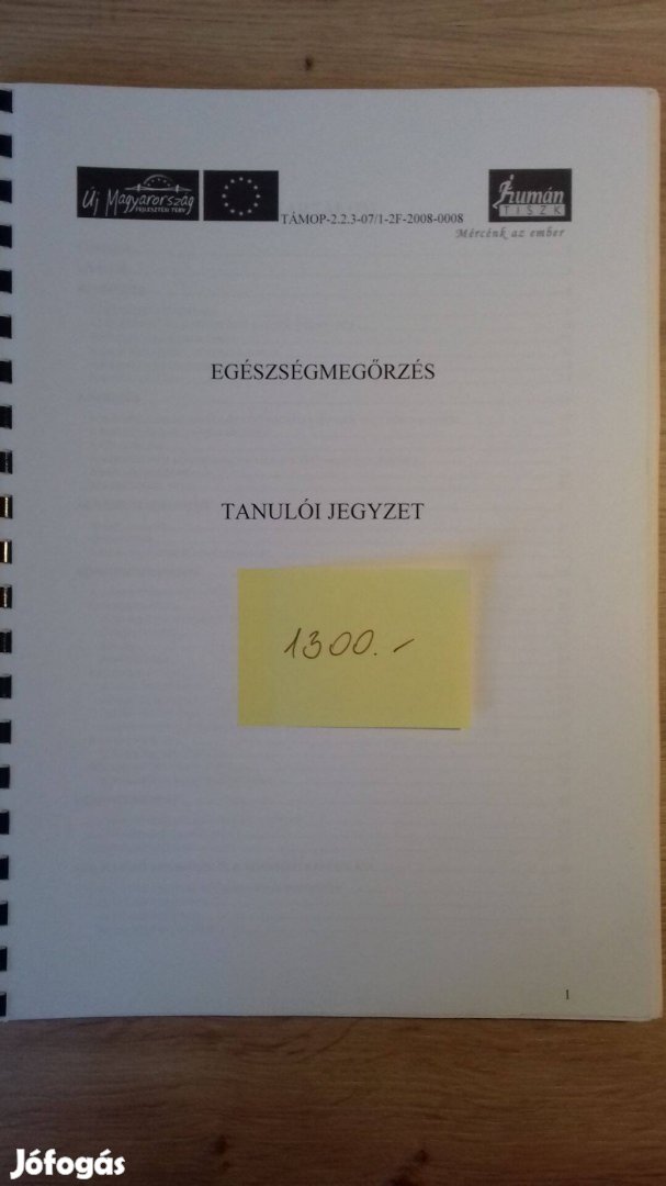 Egészségmegőrzés egészségügyi jegyzet