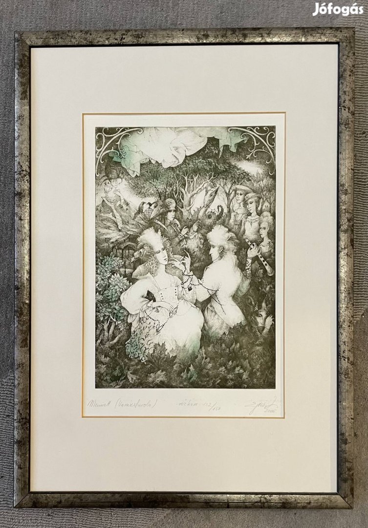 Egresi Zsuzsanna rézkarc