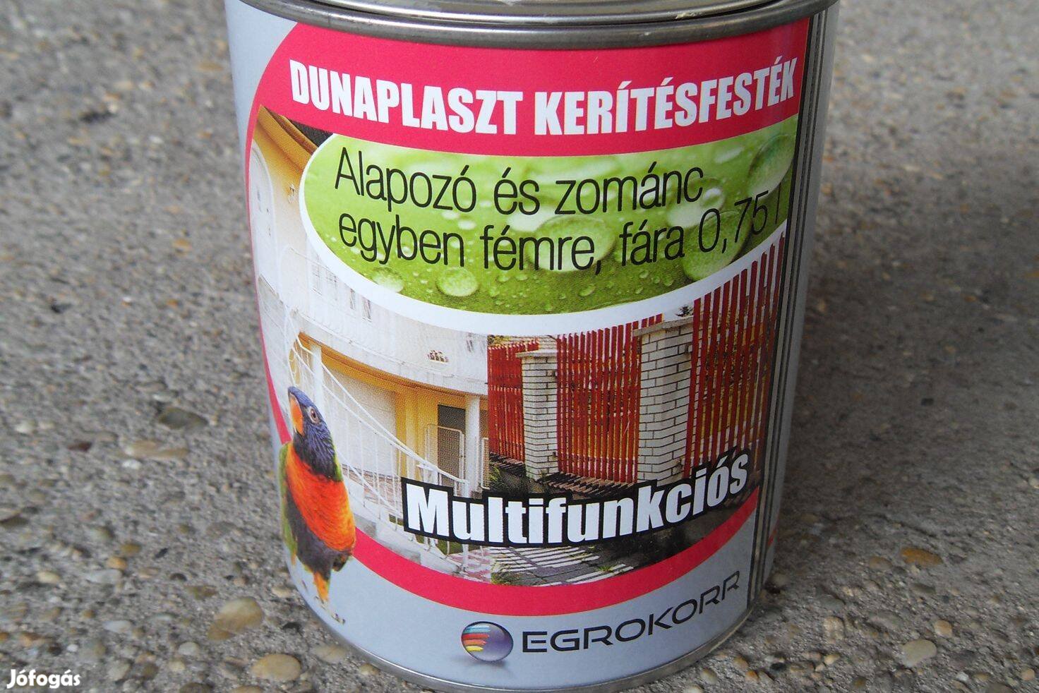 Egrokorr Dunaplaszt kerítésfesték - krém - 0,75 l