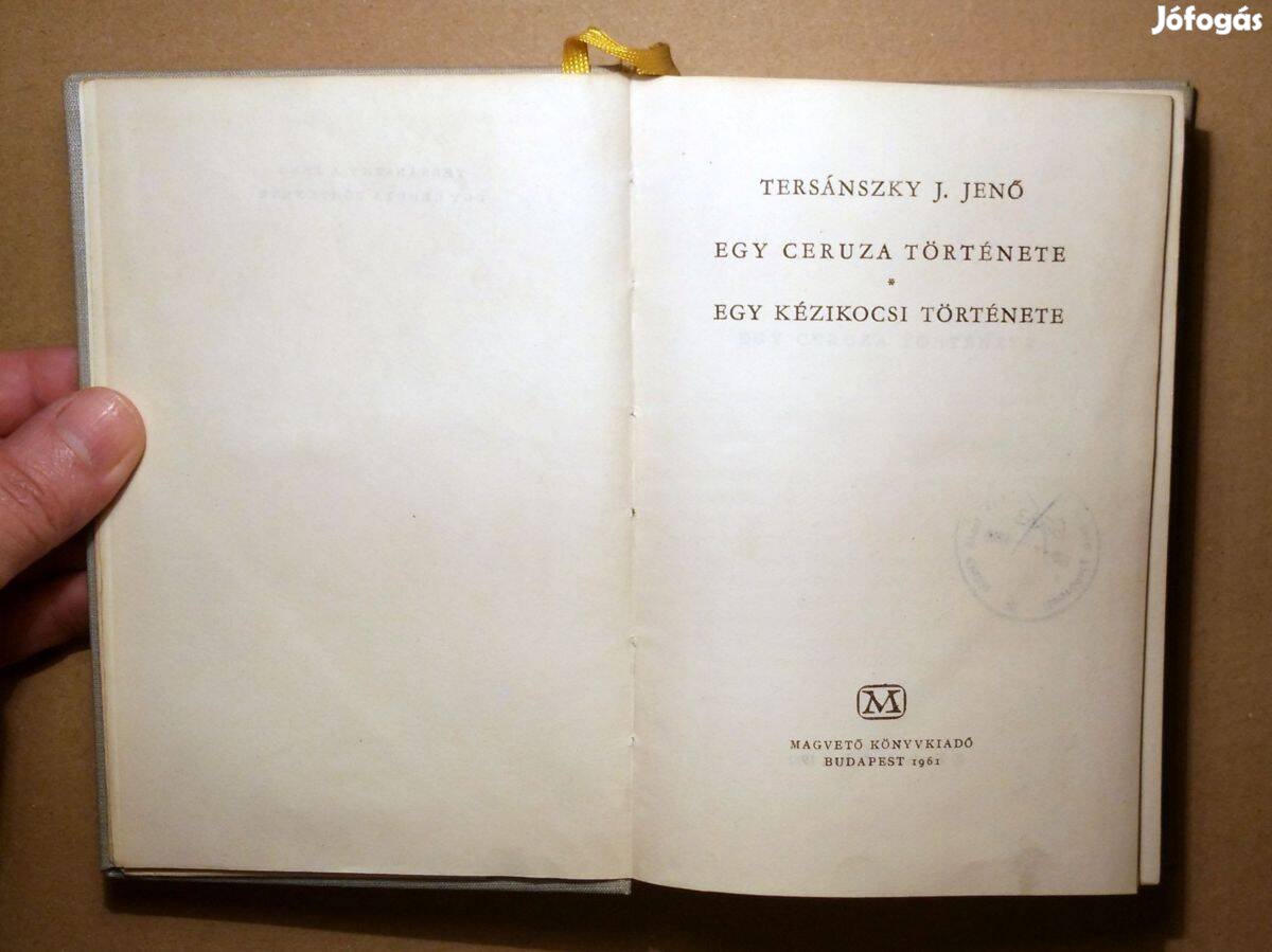 Egy Ceruza Története/Egy Kézikocsi Története (Tersánszky J. Jenő) 1961